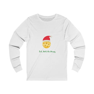 Bright & Merry Pickleball Long Sleeve Tee