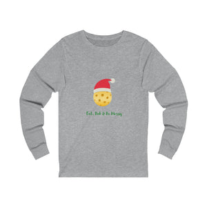 Bright & Merry Pickleball Long Sleeve Tee